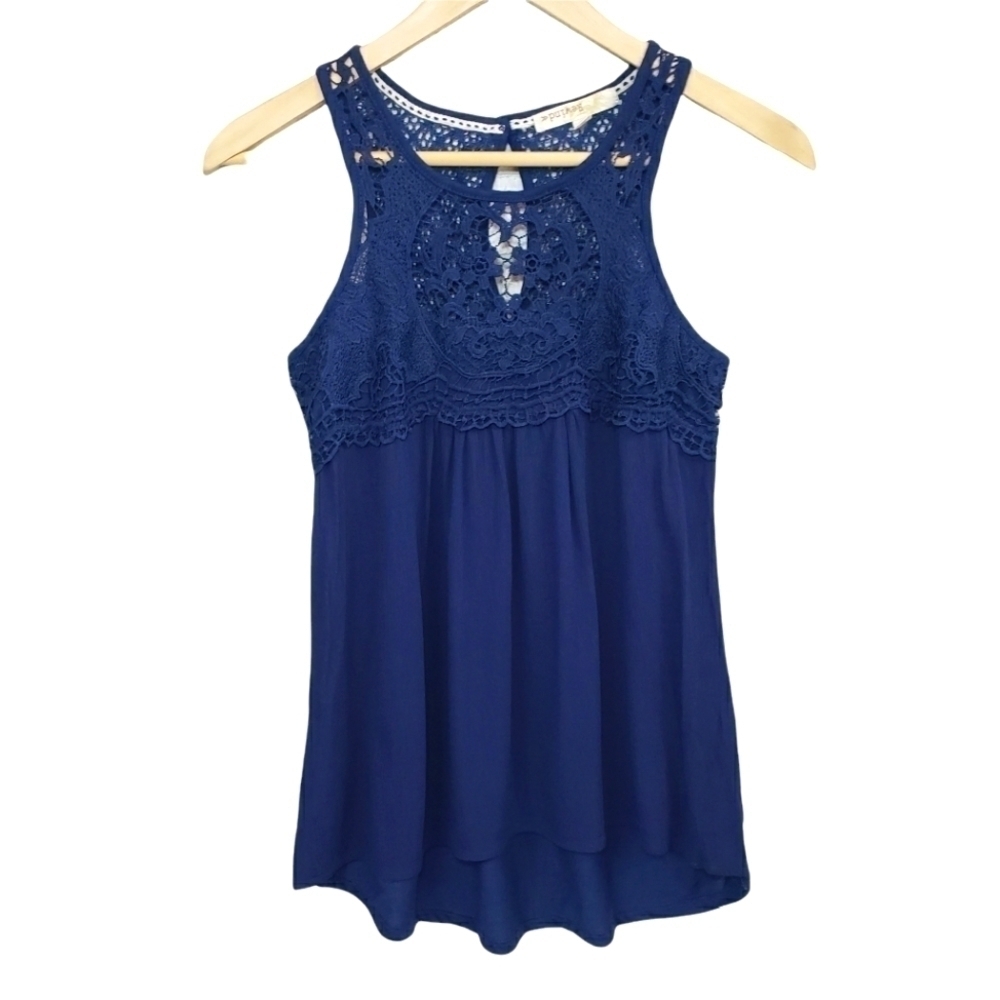 REWIND Lace Crocheted Sleeveless Blouse Size S